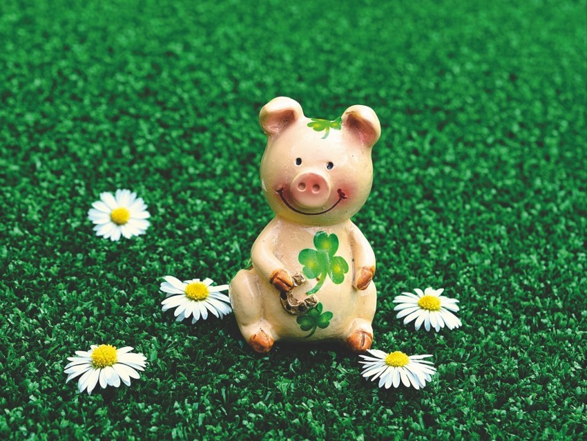 pig figurine luck symbol 2019 PNG images with no background essential