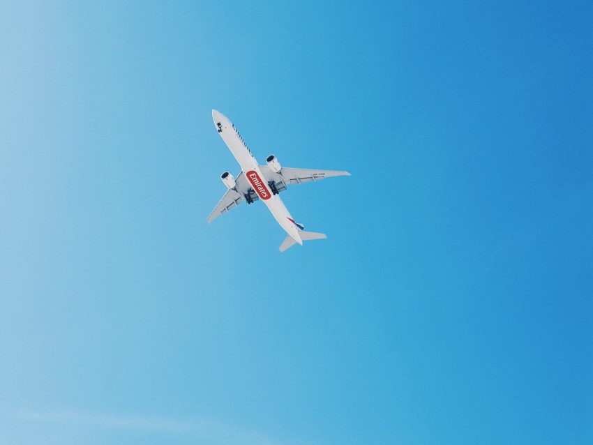 plane flight palm trees sky tropics Free download PNG images with alpha channel diversity 4k wallpaper