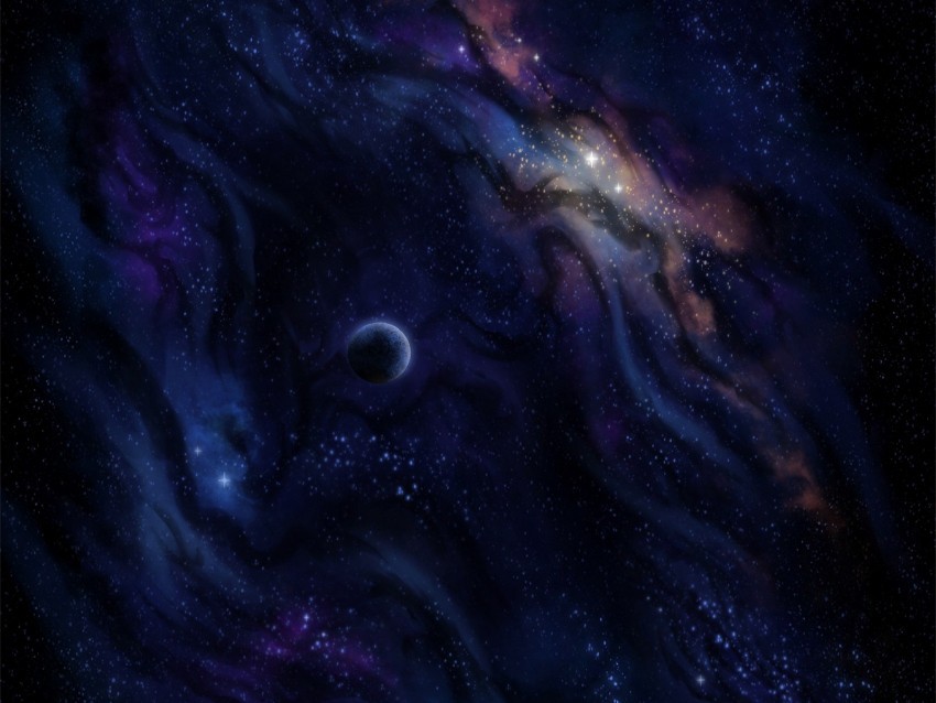 planet nebula galaxy stars space dark Isolated Artwork in HighResolution PNG