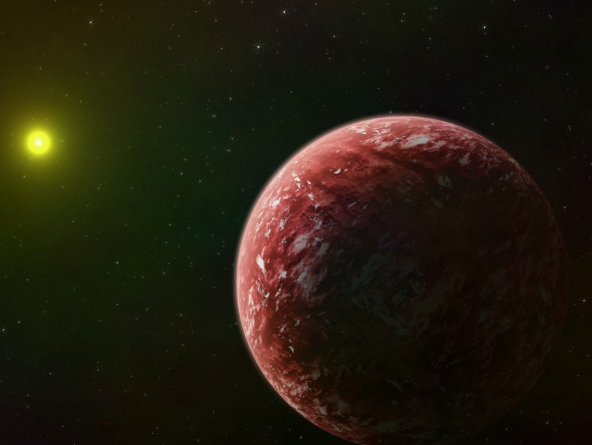 planet red surface space stars Transparent PNG graphics complete collection
