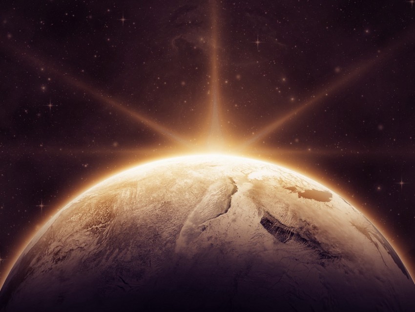 planet shine light rays space Free PNG images with alpha channel compilation