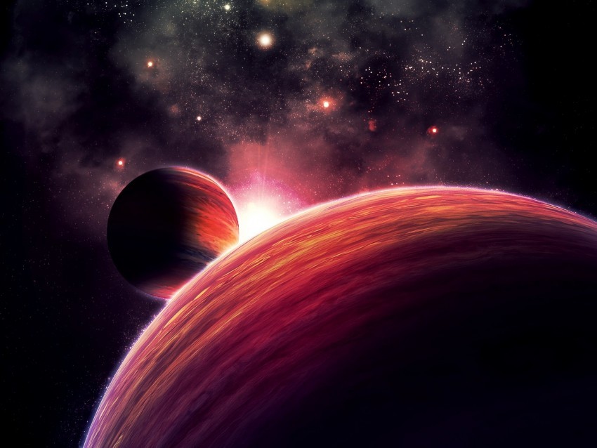 planets space lights flash stars PNG graphics for free