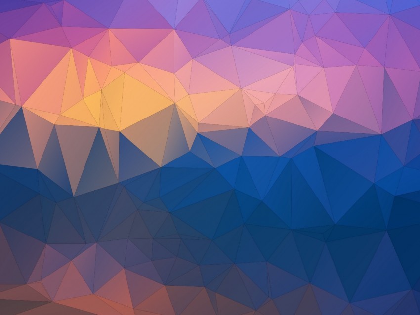 polygon triangles convexity gradient PNG Image Isolated with High Clarity