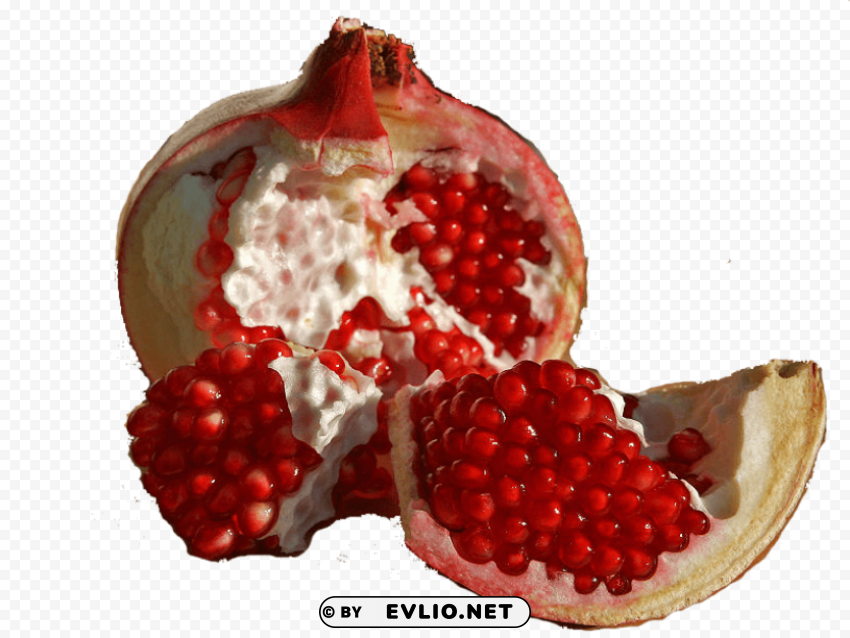 pomegranate Isolated Element in HighResolution Transparent PNG