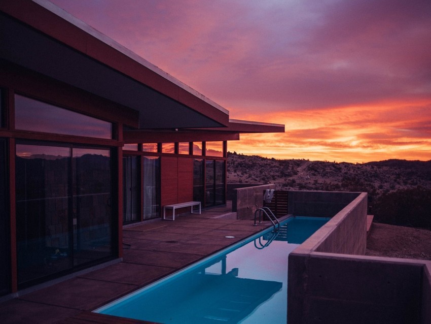 pool balcony rest sunset Free download PNG with alpha channel extensive images