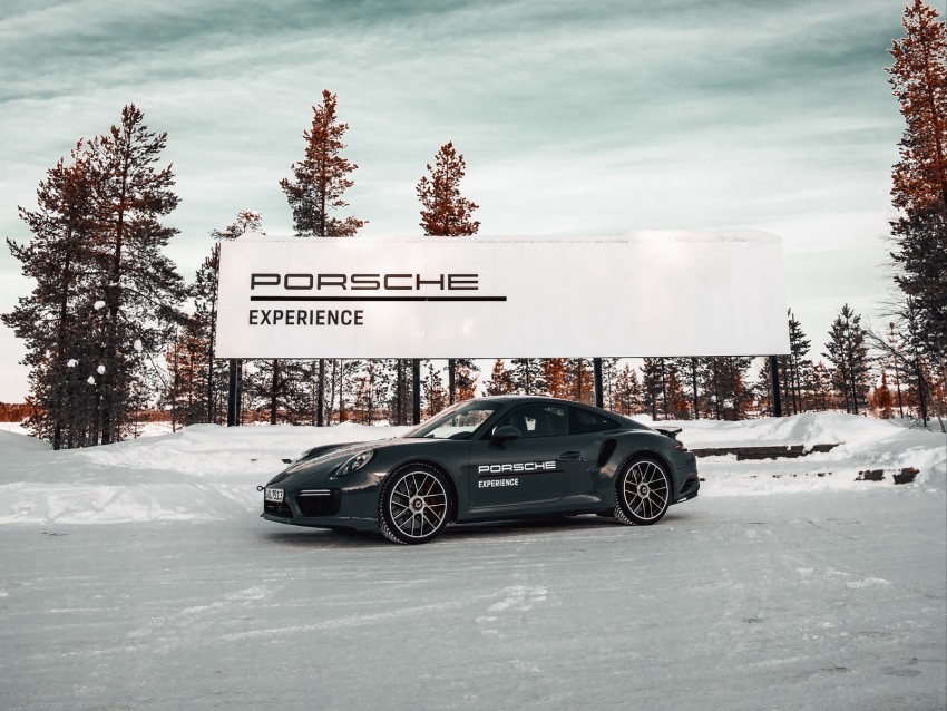 porsche side view snow winter Transparent PNG images complete library