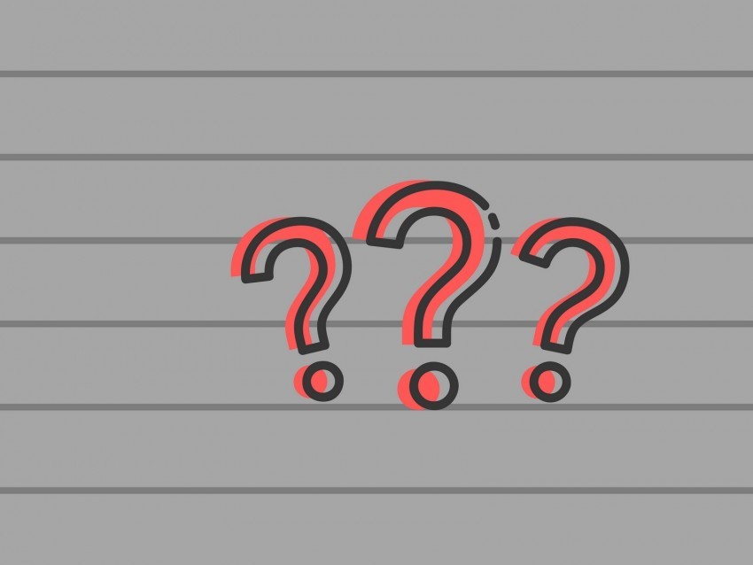 question question mark symbol lines stripes PNG Graphic Isolated on Clear Background Detail