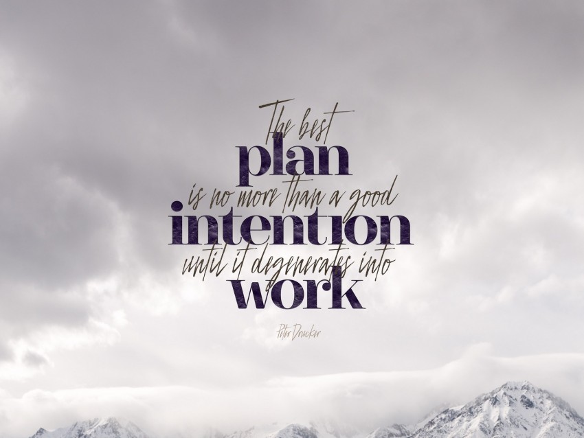 quote motivation plans work phrase Isolated Design in Transparent Background PNG