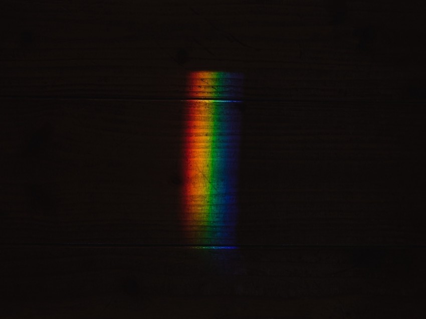 rainbow colorful beam light highlight PNG format