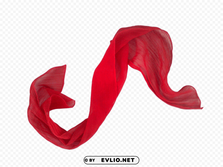red scarf HighQuality Transparent PNG Object Isolation