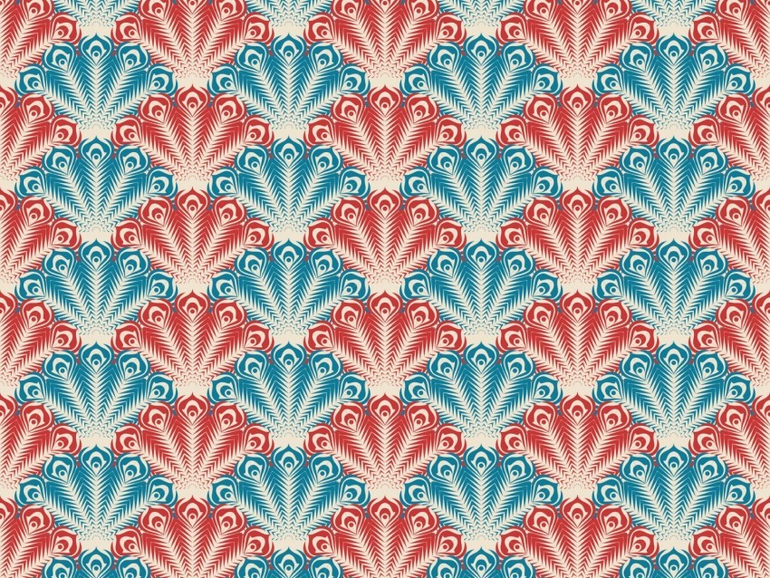 retro texture patterns vintage peacock feathers PNG with Clear Isolation on Transparent Background