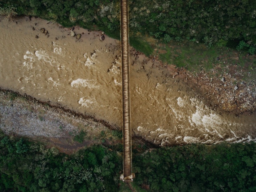 river bridge aerial view height overview PNG images with transparent backdrop