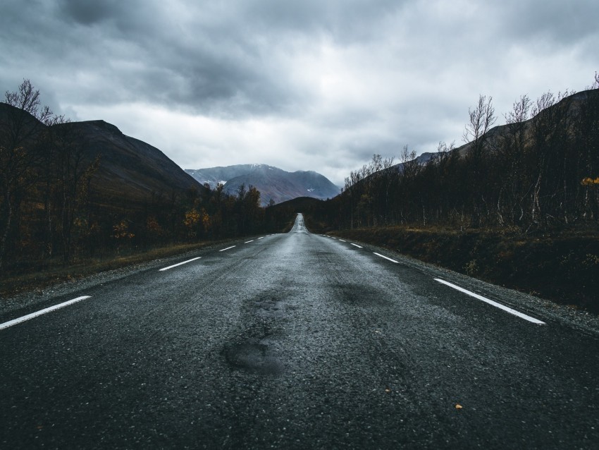 road asphalt wet direction horizon PNG design