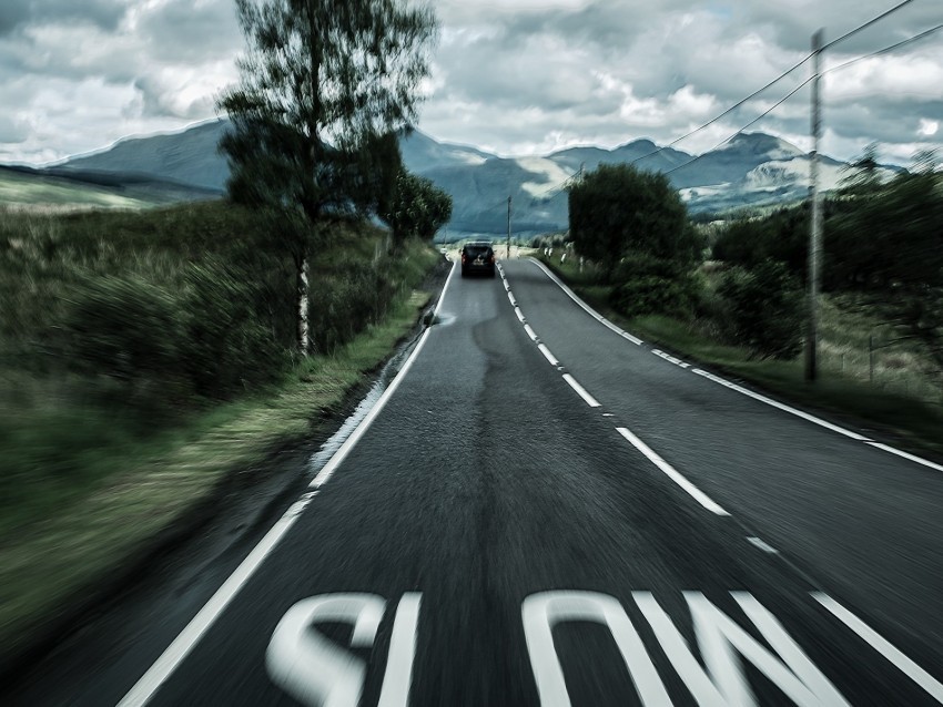 road marking asphalt speed blur PNG images with transparent layering 4k wallpaper