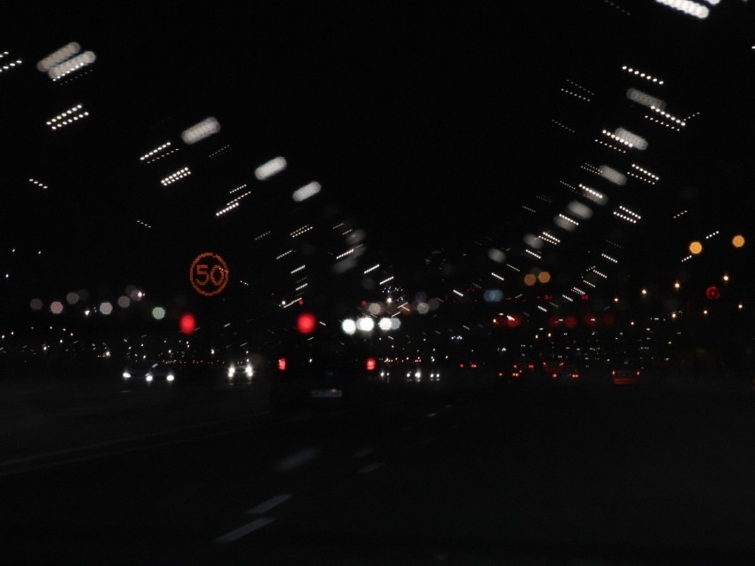 road night movement lights glare blur PNG images with cutout