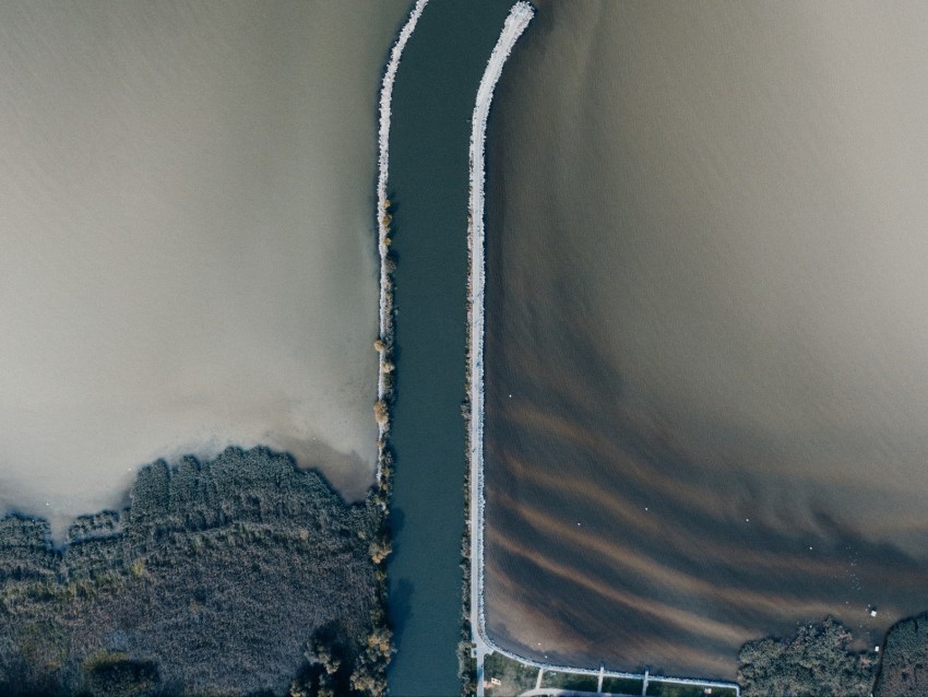 road water aerial view Isolated Item in HighQuality Transparent PNG