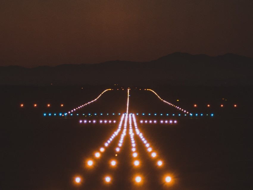 runway lighting darkness sky PNG images transparent pack