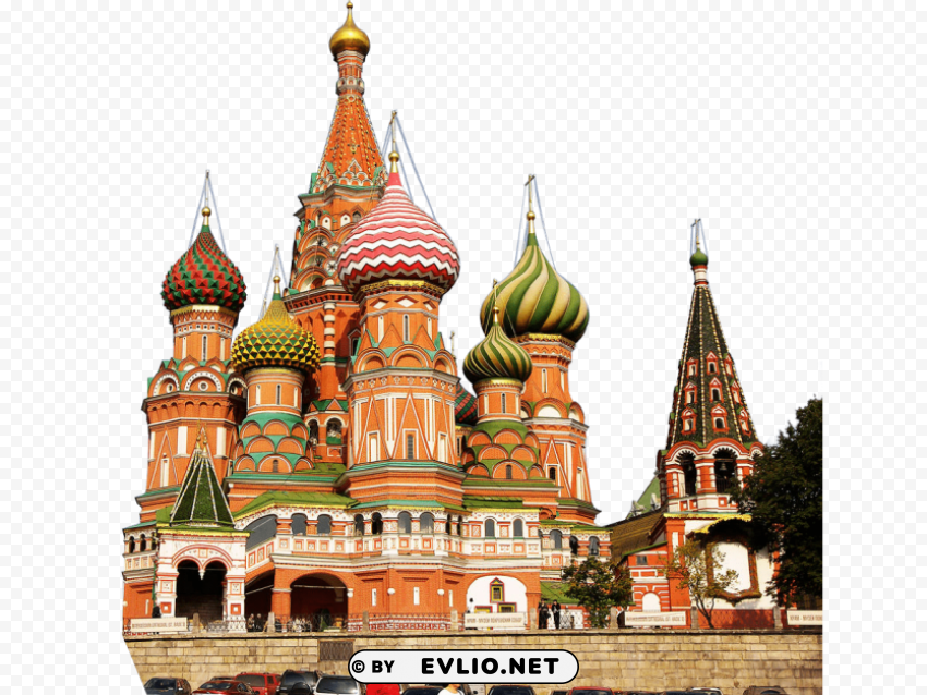 Russia landmarks PNG pictures with no background
