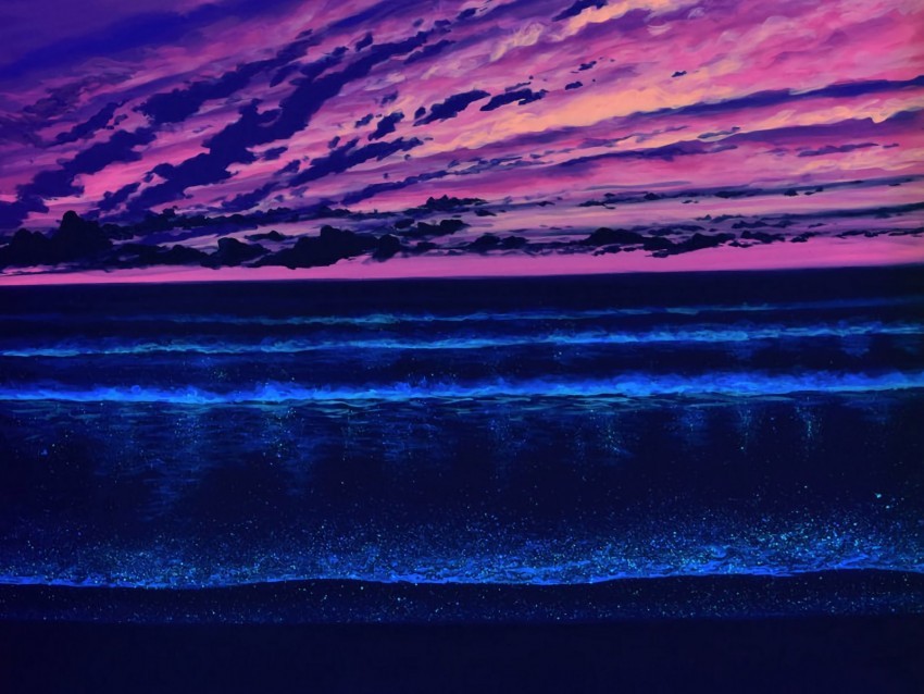 sea horizon art sunset night PNG graphics with alpha transparency bundle