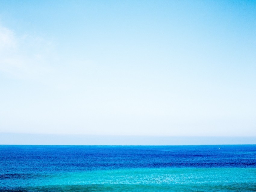 sea horizon sky blue Isolated PNG Graphic with Transparency