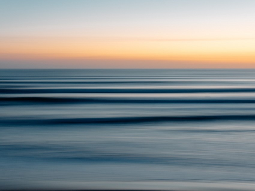 sea horizon sky blur Transparent picture PNG 4k wallpaper