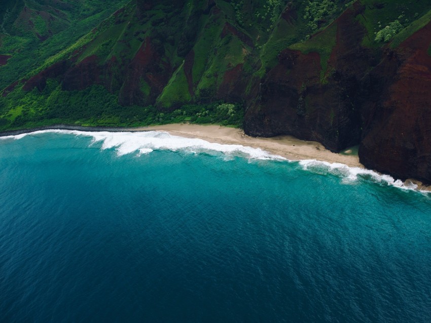 sea rocks moss coast surf PNG high quality