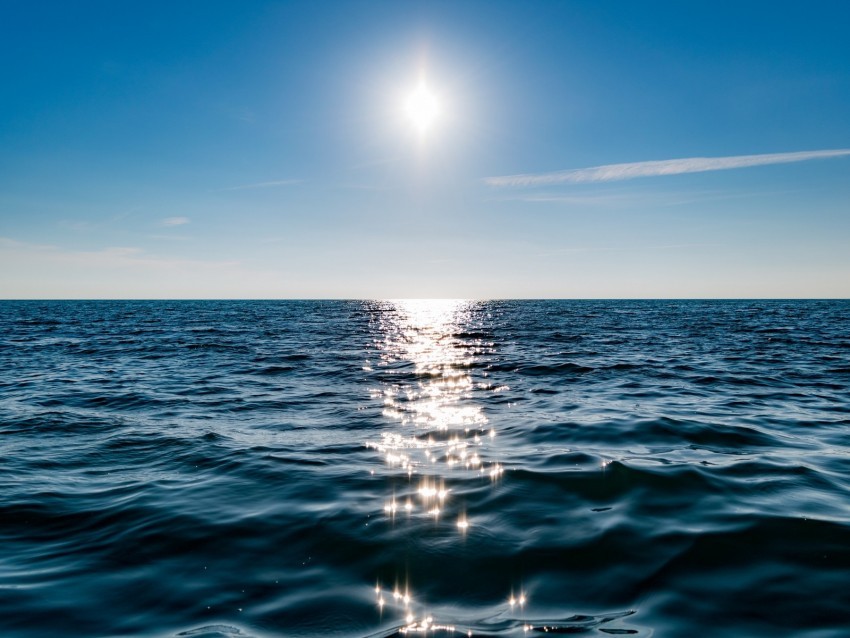 sea sunlight horizon shine PNG images without BG 4k wallpaper