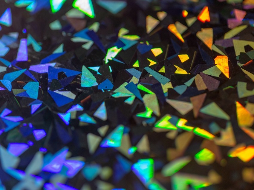 shards gleam colorful sharp edges Isolated Design Element in Transparent PNG 4k wallpaper
