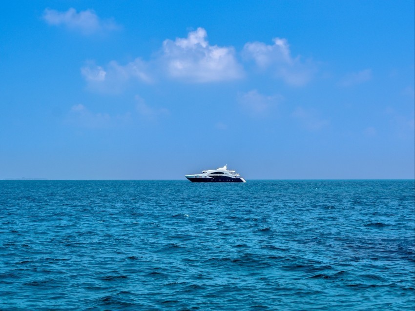 ship yacht sea horizon water sky PNG images without licensing