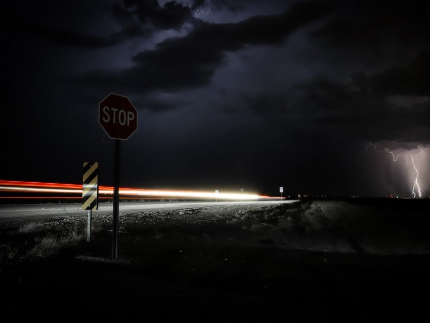 signs road night dark thunderstorm Clear PNG pictures assortment