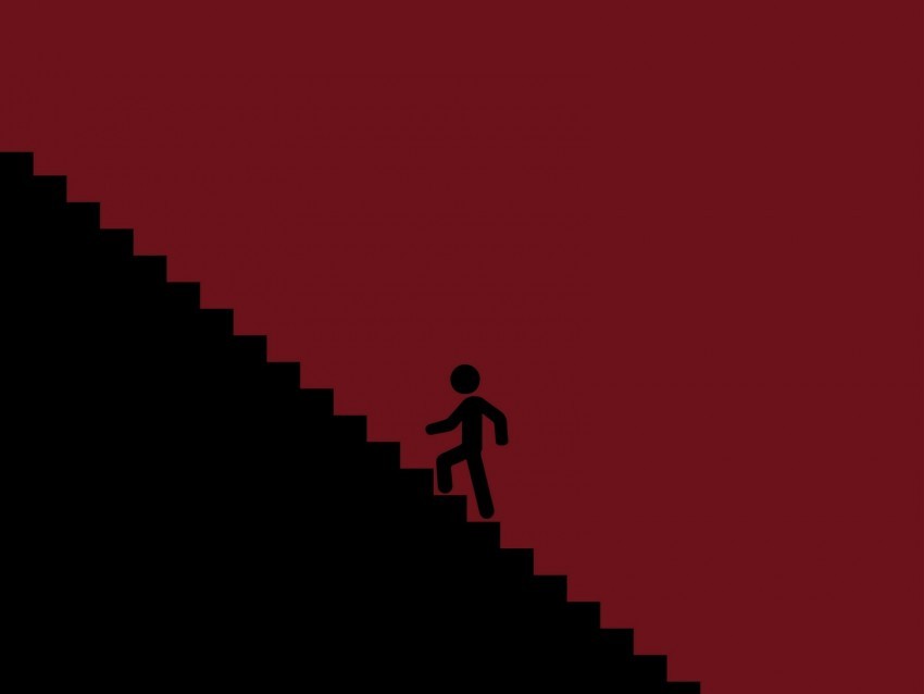 silhouette ladder climb vector red black PNG clipart with transparency