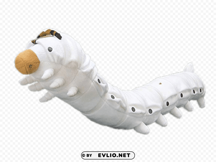silkworm stuffed toy PNG Image Isolated with High Clarity