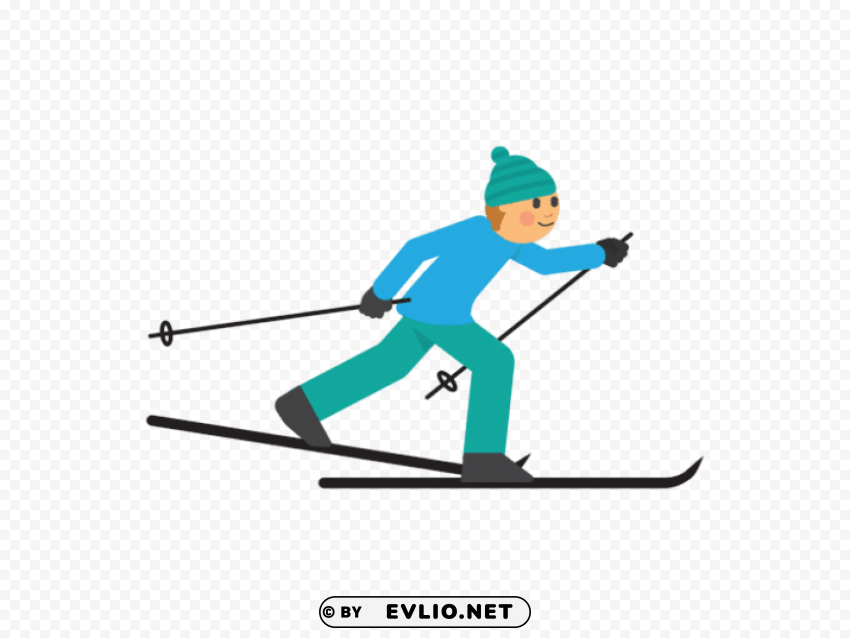 skiing PNG high quality