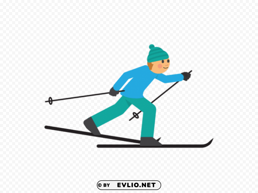 Skiing PNG High Quality