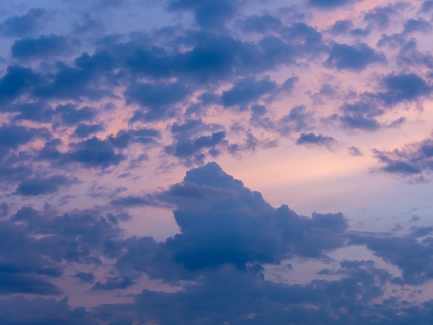 sky clouds dusk evening sunset PNG pics with alpha channel 4k wallpaper