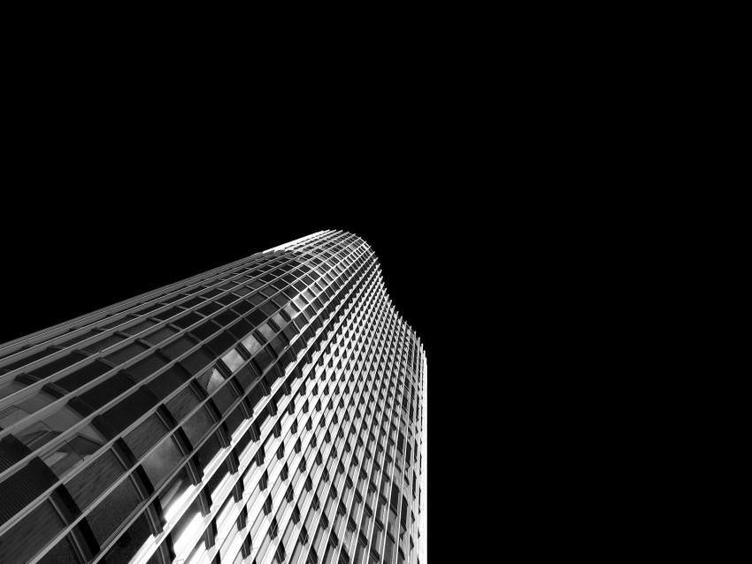 skyscraper facade bw building architecture minimalism PNG images with transparent canvas compilation