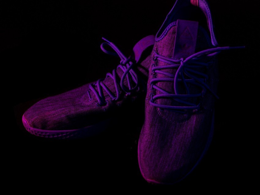 sneakers shoes purple dark High-quality transparent PNG images