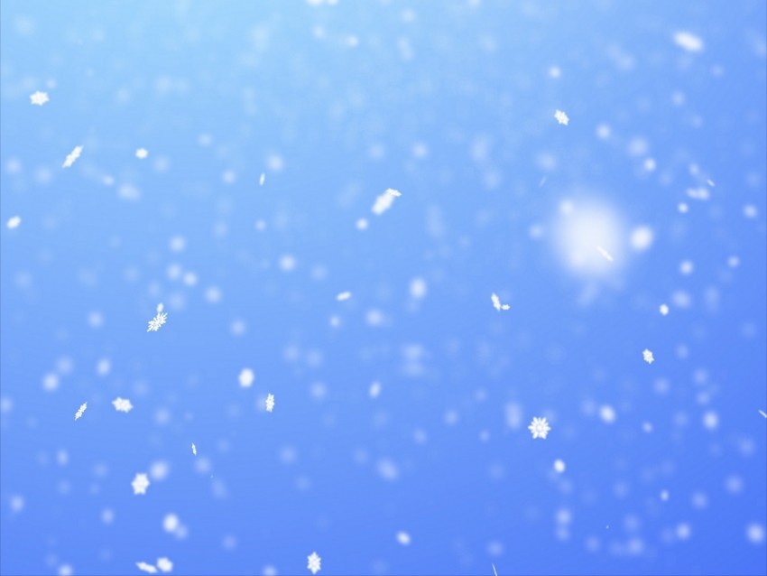 snowfall snowflakes snow winter blue light background PNG Image with Isolated Subject 4k wallpaper