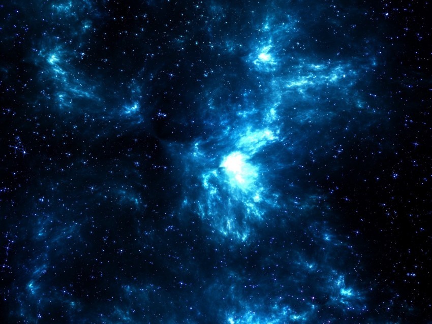 space galaxy shine stars blue dark Isolated PNG Item in HighResolution