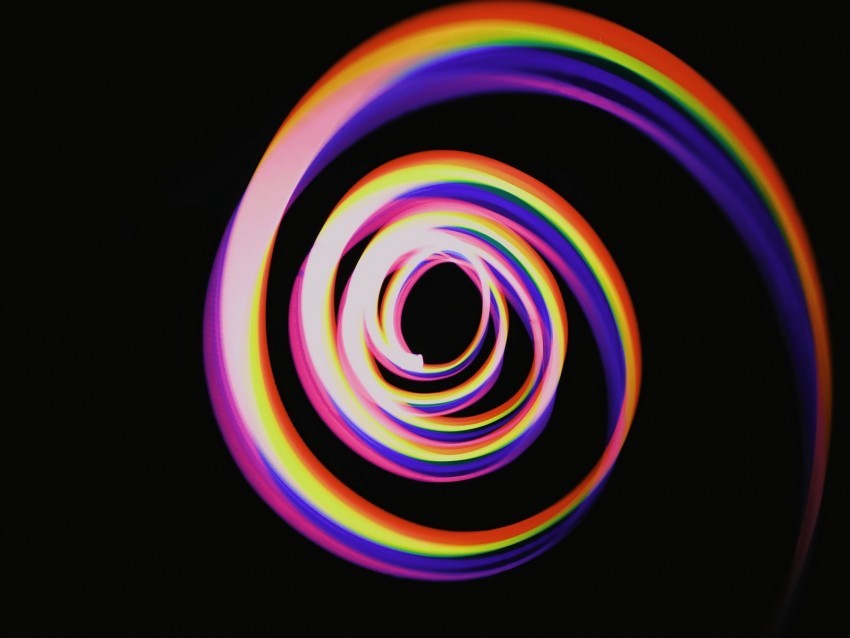 spiral colorful rainbow light long exposure movement Free PNG images with alpha transparency comprehensive compilation