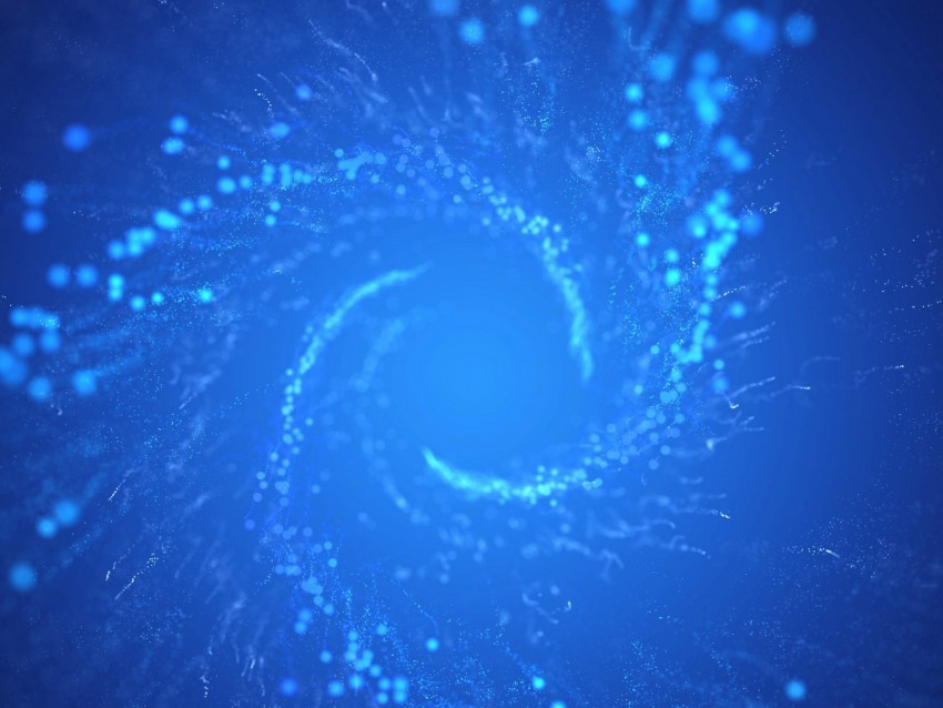 spiral motion scattering sparks circular blue PNG Object Isolated with Transparency