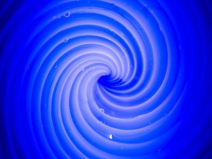 spiral rotation twisted blue PNG with no bg