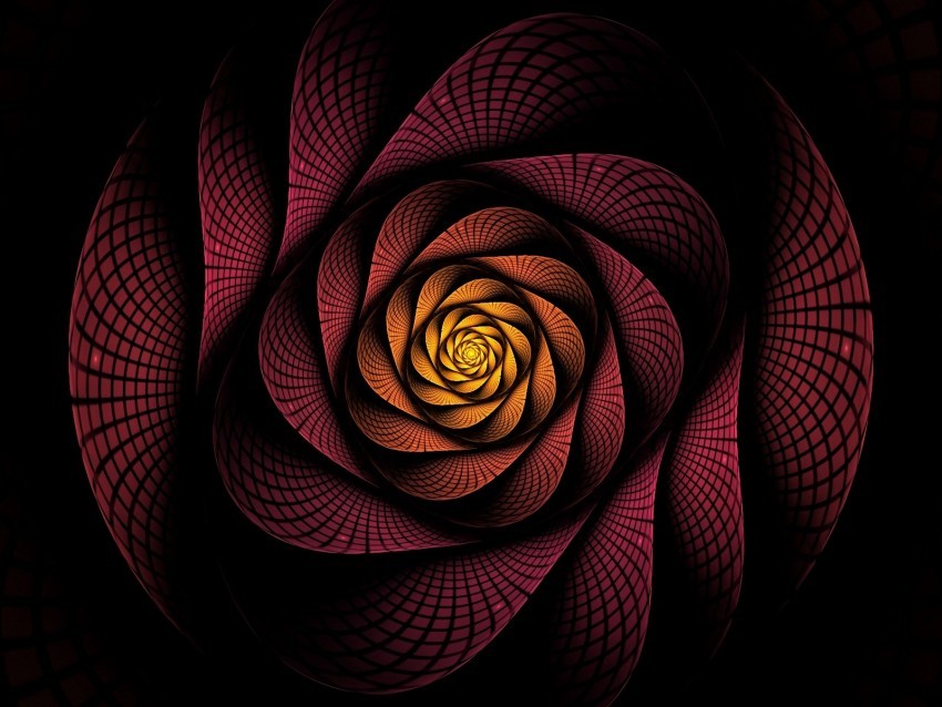 spiral swirling fractal dark abstraction Transparent PNG photos for projects