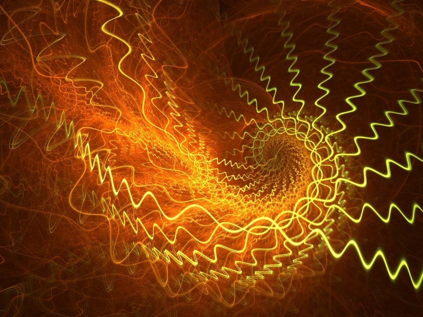 spiral threads tangled glow fractal PNG Image with Clear Isolated Object 4k wallpaper