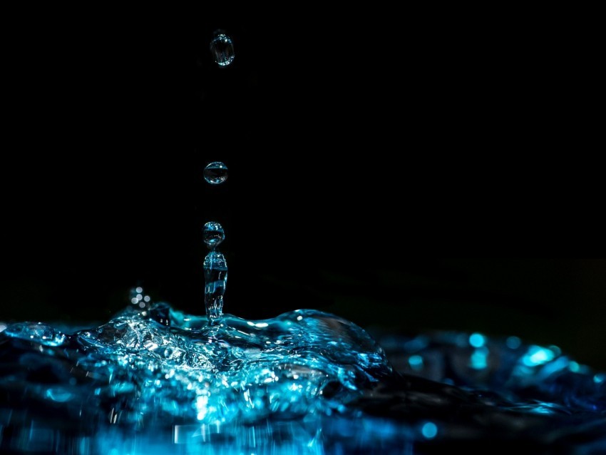 splash spray drops dark water PNG artwork with transparency