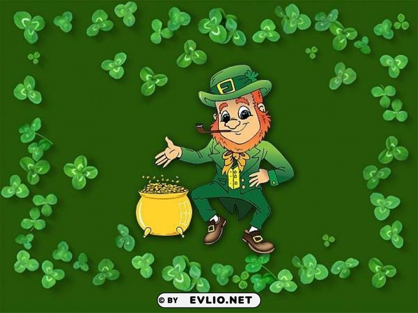 st patrick wallpaper Clear Background Isolated PNG Illustration