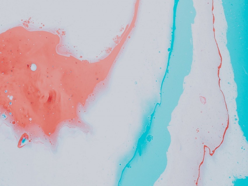 stains paint colorful liquid abstraction Transparent Background Isolation in PNG Format