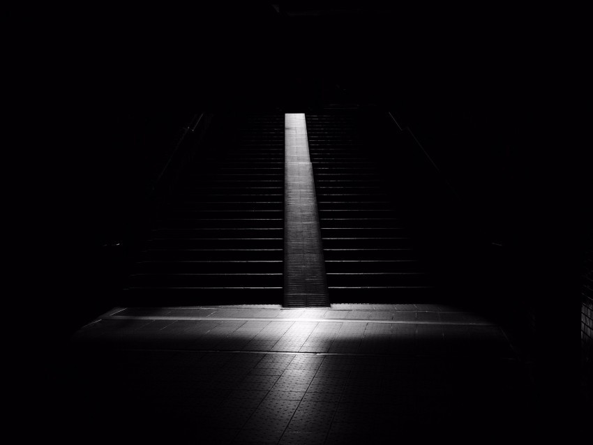 staircase dark bw room darkness Transparent PNG graphics variety