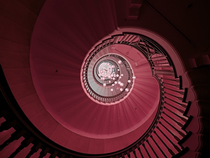 staircase spiral chandelier construction architecture Isolated Character with Clear Background PNG 4k wallpaper