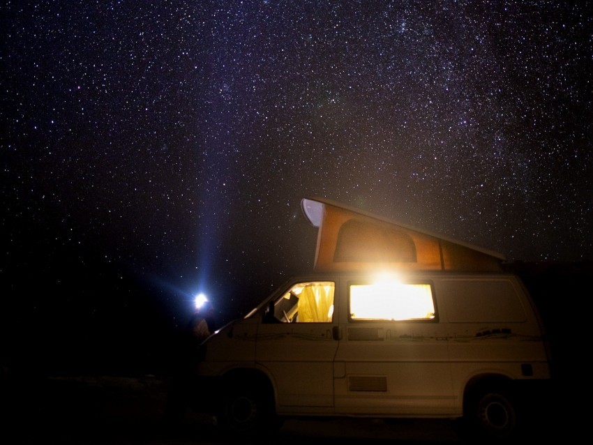 starry sky car night stars travel PNG for personal use